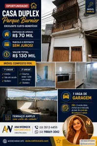 Casa com 3 Quartos à venda, 120m² no Parque Jardim Burnier, Juiz de Fora