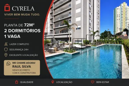 Apartamento com 2 Quartos à venda, 72m² no Vila Primavera, São Paulo