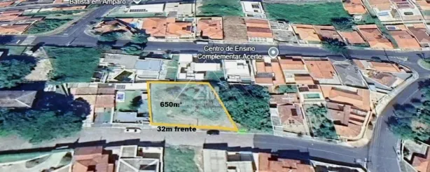 Lote/Terreno à venda, 650m² no Jardim São José, Amparo