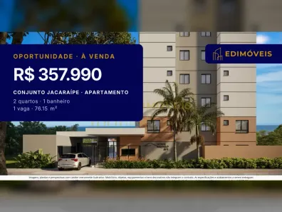 Apartamento com 2 Quartos à venda, 76m² no Conjunto Jacaraípe, Serra