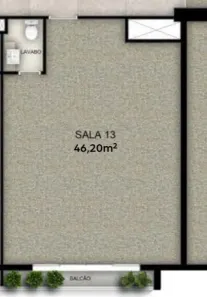Sala Comercial à venda, 46m² no Setor Marista, Goiânia