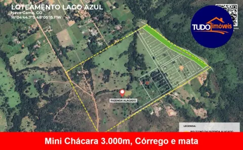 Fazenda/Sítio com 1 Quarto à venda, 3000m² no Jardim Lago Azul, Novo Gama
