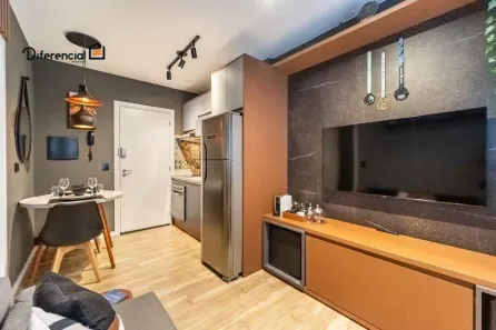 Apartamento com 1 Quarto à venda, 26m² no Mercês, Curitiba