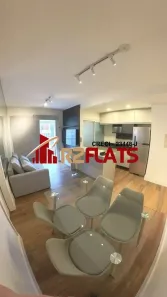 Apartamento com 1 Quarto para alugar, 53m² no Cidade Monções, São Paulo