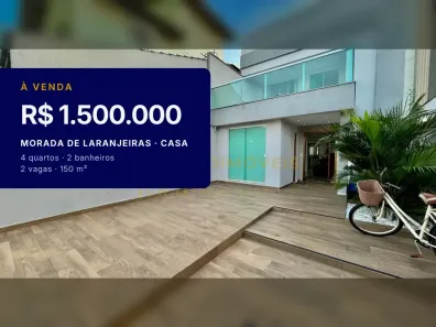 Casa com 4 Quartos à venda, 150m² no Morada de Laranjeiras, Serra