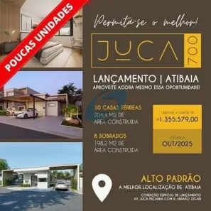 Casa de Condomínio com 3 Quartos à venda, 204m² no Vila Santista, Atibaia