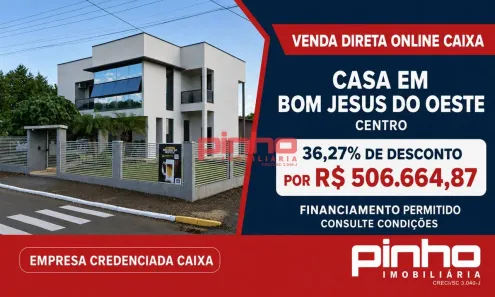 Casa com 3 Quartos à venda, 252m² no Centro, Bom Jesus do Oeste
