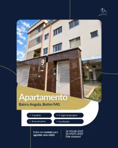 Apartamento com 3 Quartos à venda, 100m² no Horto, Betim