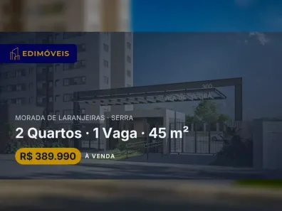 Apartamento com 2 Quartos à venda, 45m² no Morada de Laranjeiras, Serra