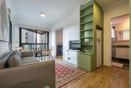 Kitnet com 1 Quarto à venda, 38m² no Jardim Paulistano, São Paulo