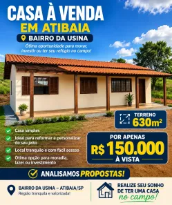 Fazenda/Sítio com 2 Quartos à venda, 630m² no Jardim Colonial, Atibaia