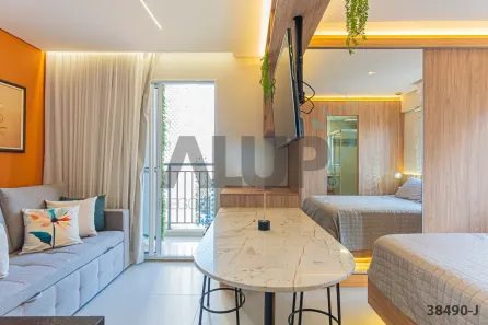 Apartamento para alugar, 30m² no Alto de Pinheiros, São Paulo