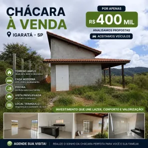 Casa de Condomínio com 3 Quartos à venda, 86m² no Águas de Igaratá, Igaratá