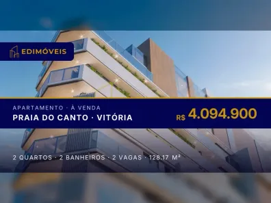 Apartamento com 2 Quartos à venda, 128m² no Praia do Canto, Vitória