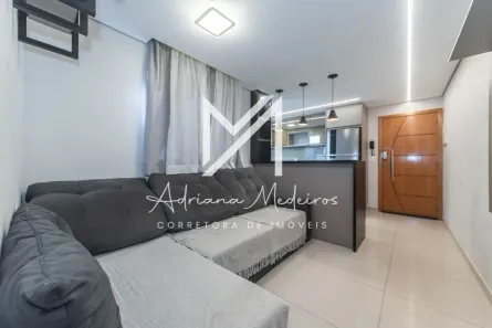 Apartamento com 2 Quartos para alugar, 60m² no Campestre, Santo André