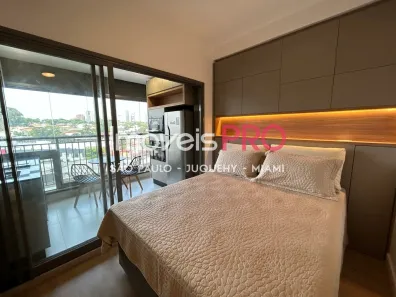 Apartamento com 1 Quarto para alugar, 27m² no Indianópolis, São Paulo