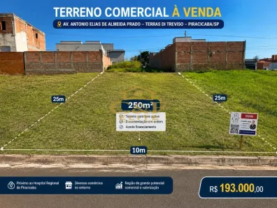 Lote/Terreno à venda, 250m² no Garças, Piracicaba