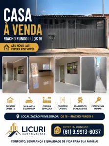 Casa com 3 Quartos à venda, 300m² no Riacho Fundo II, Brasília