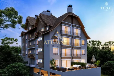 Apartamento com 1 Quarto à venda, 50m² no Portico, Gramado