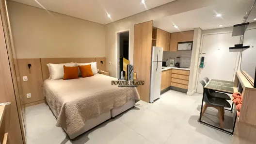 Flat com 1 Quarto para alugar, 37m² no Moema, São Paulo
