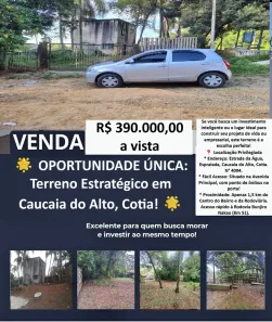 Lote/Terreno à venda, 427m² no Água Espraiada (Caucaia do Alto), Cotia