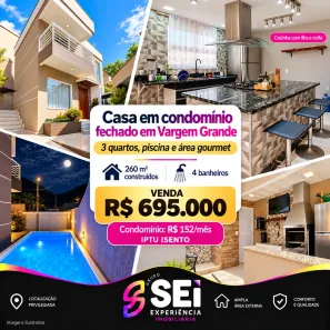 Casa de Condomínio com 3 Quartos à venda, 260m² no Vargem Grande, Rio de Janeiro