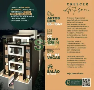 Cobertura com 2 Quartos à venda, 134m² no Jardim Belvedere, Volta Redonda