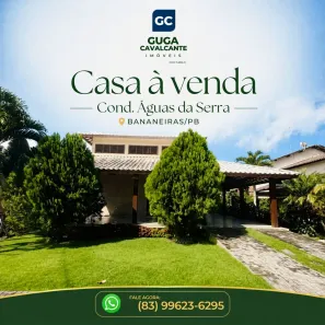 Casa de Condomínio com 3 Quartos à venda, 160m² no , Bananeiras