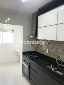 Apartamento com 3 Quartos para alugar, 94m² no Vila Scarpelli, Santo André