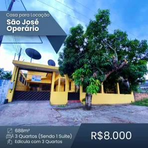 Casa com 7 Quartos para alugar, 360m² no Novo Aleixo, Manaus