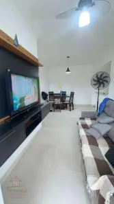 Apartamento com 2 Quartos para alugar, 65m² no Canto do Forte, Praia Grande