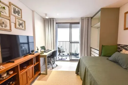 Apartamento com 1 Quarto para venda ou aluguel, 27m² no Vila Mariana, São Paulo