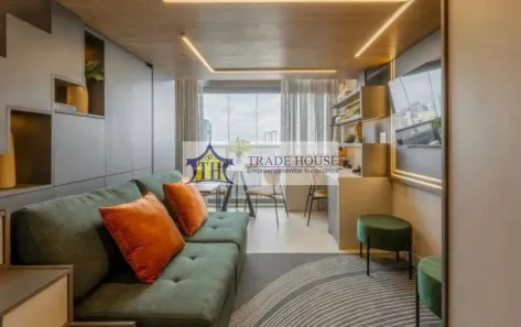 Kitnet com 1 Quarto à venda, 27m² no Moema, São Paulo