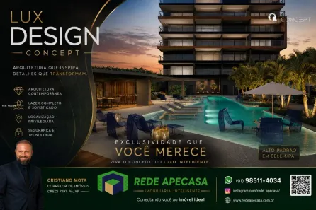 Apartamento com 1 Quarto à venda, 58m² no Castanheira, Belém