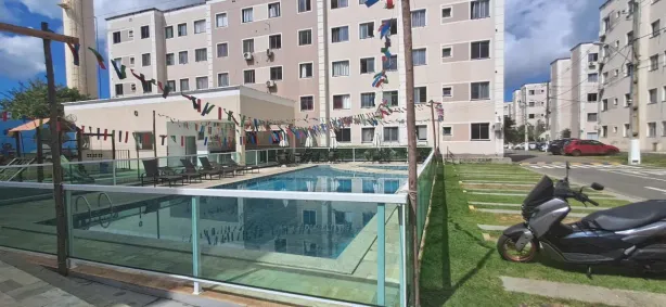 Apartamento com 1 Quarto para alugar, 37m² no Caji, Lauro de Freitas