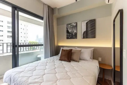 Apartamento com 1 Quarto para alugar, 26m² no Vila Cordeiro, São Paulo