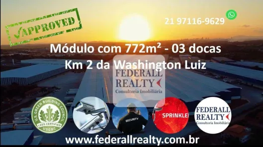Galpão/Depósito/Armazém para alugar, 772m² no Vila Guanabara, Duque de Caxias
