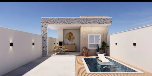Casa com 2 Quartos à venda, 120m² no Arembepe (Abrantes), Camaçari