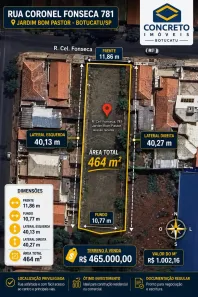 Prédio Comercial à venda, 464m² no Jardim Bom Pastor, Botucatu