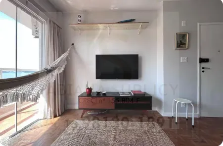 Apartamento com 2 Quartos para alugar, 80m² no José Menino, Santos