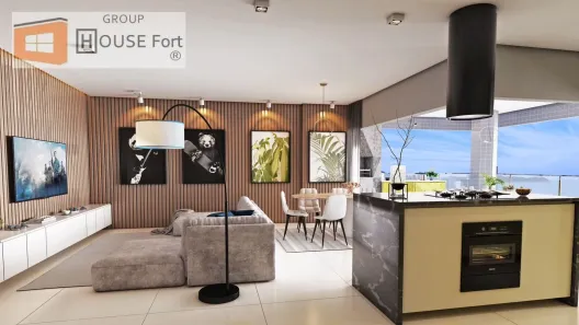 Apartamento com 3 Quartos à venda, 142m² no Aviação, Praia Grande