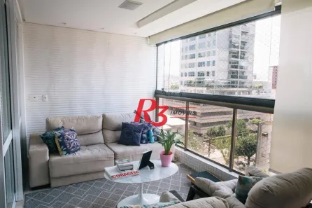 Apartamento com 3 Quartos à venda, 171m² no Embaré, Santos