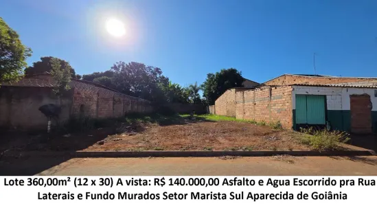 Lote/Terreno à venda, 360m² no Setor Marista Sul, Aparecida de Goiânia