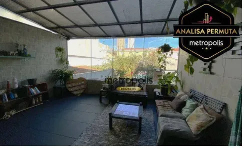 Sobrado com 3 Quartos à venda, 225m² no Vila Valparaíso, Santo André