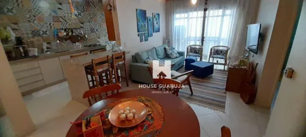 Apartamento com 2 Quartos à venda, 88m² no Loteamento João Batista Julião, Guarujá