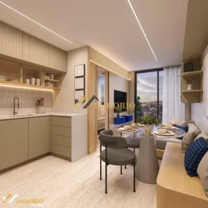 Flat com 1 Quarto à venda, 29m² no Água Verde, Curitiba