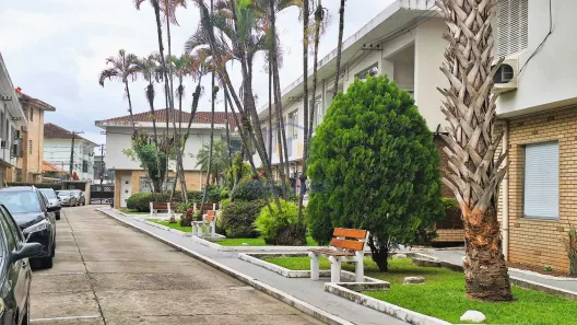 Casa de Condomínio com 2 Quartos para alugar, 110m² no Vila Mathias, Santos