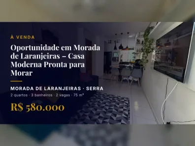 Casa com 2 Quartos à venda, 75m² no Morada de Laranjeiras, Serra