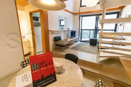 Flat com 1 Quarto para alugar, 65m² no Itaim Bibi, São Paulo