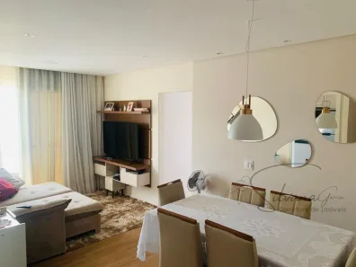 Apartamento com 3 Quartos para alugar, 74m² no Vila Mogilar, Mogi das Cruzes